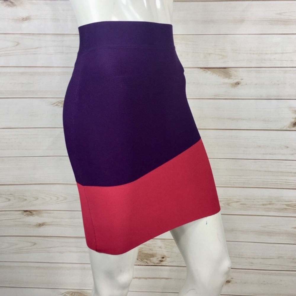 BCBGmaxazaria Colour-Block Bandage Skirt sz small